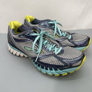Brooks Athletic Shoes - Navy and Lime